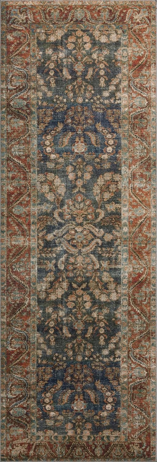Loloi Chris Loves Julia Jules Collection JUL-10 Ocean/Spice 7'-6
