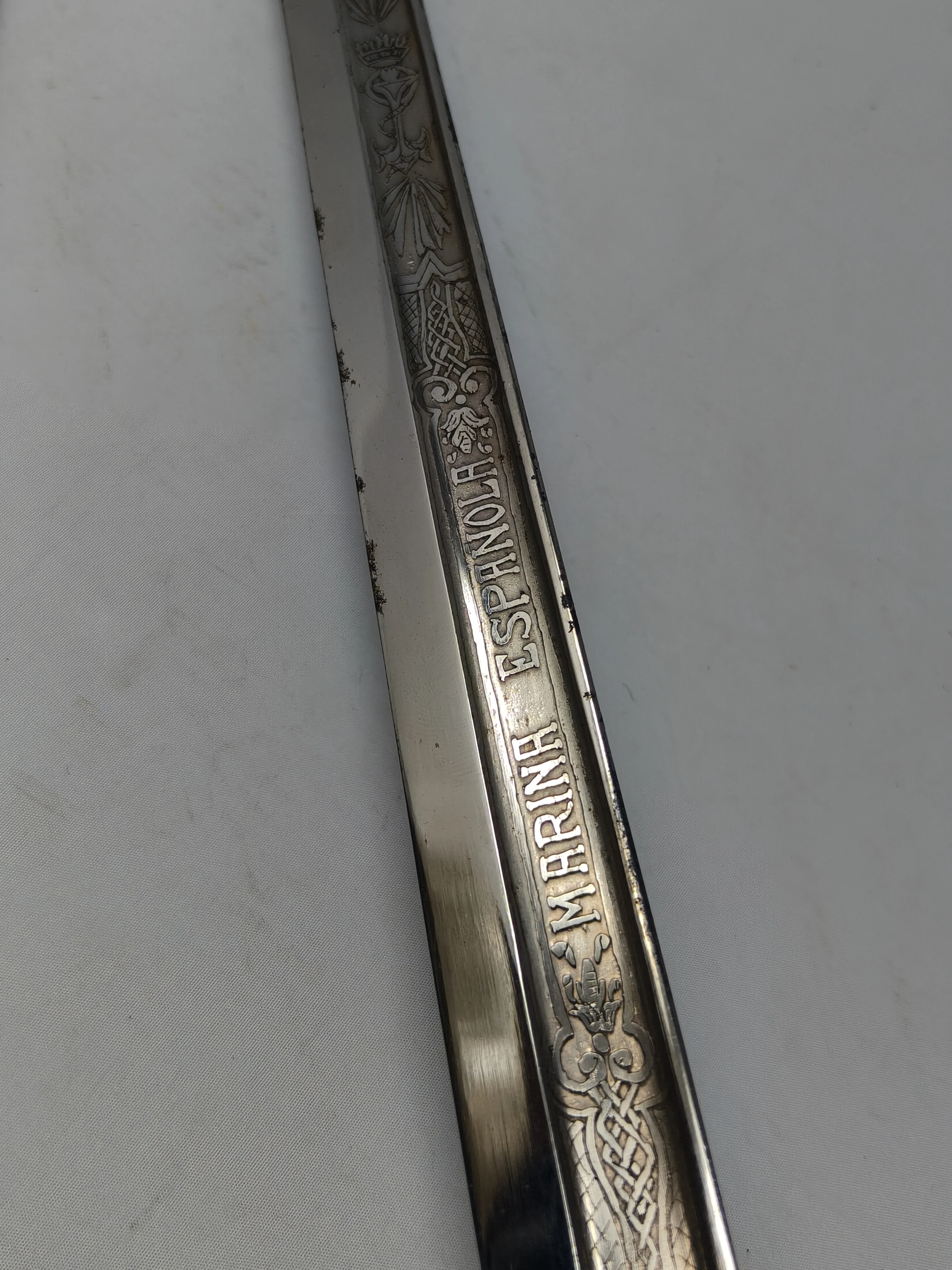 Spanish Marine Ceremonial Saber. Franco's period.