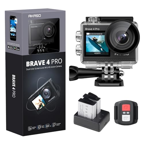 AKASO impermeabile Fotocamera Grandangolare Stabilizzazione