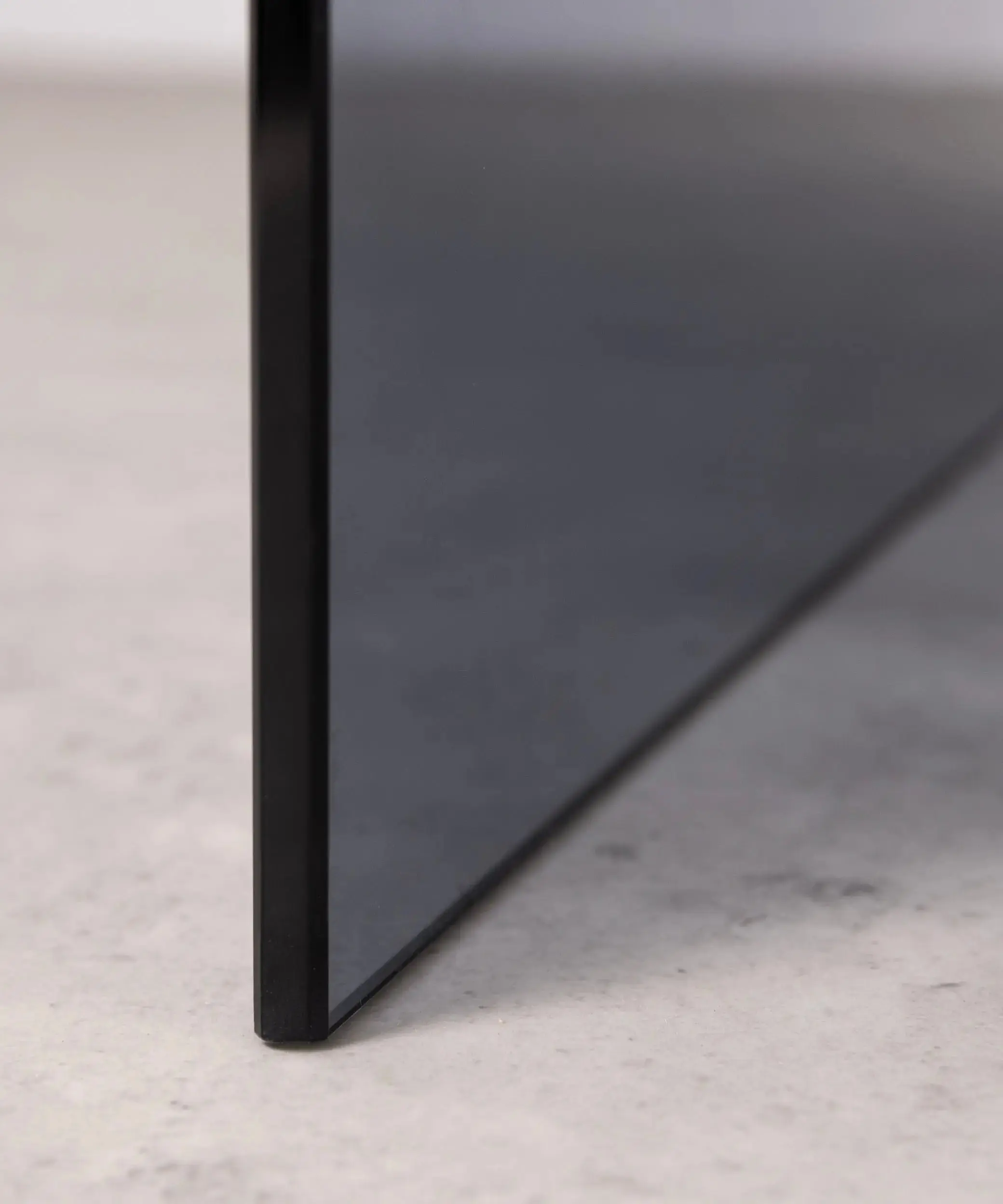 Mesa de Centro Cuadrada de Cristal Curvado Burano 100 cm x 100 cm