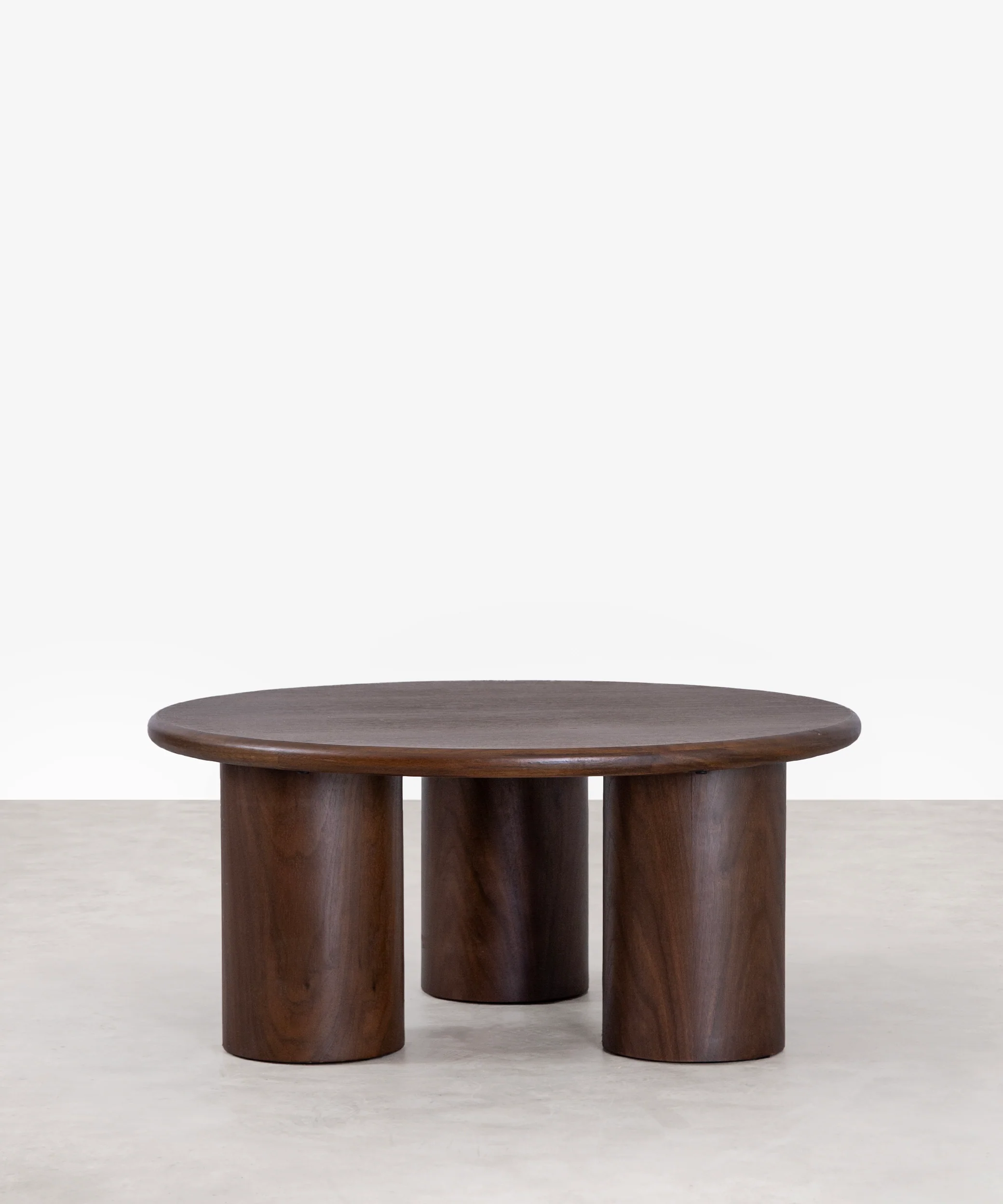 Mesa de Centro Redonda en Madera Aisha (80 cm)