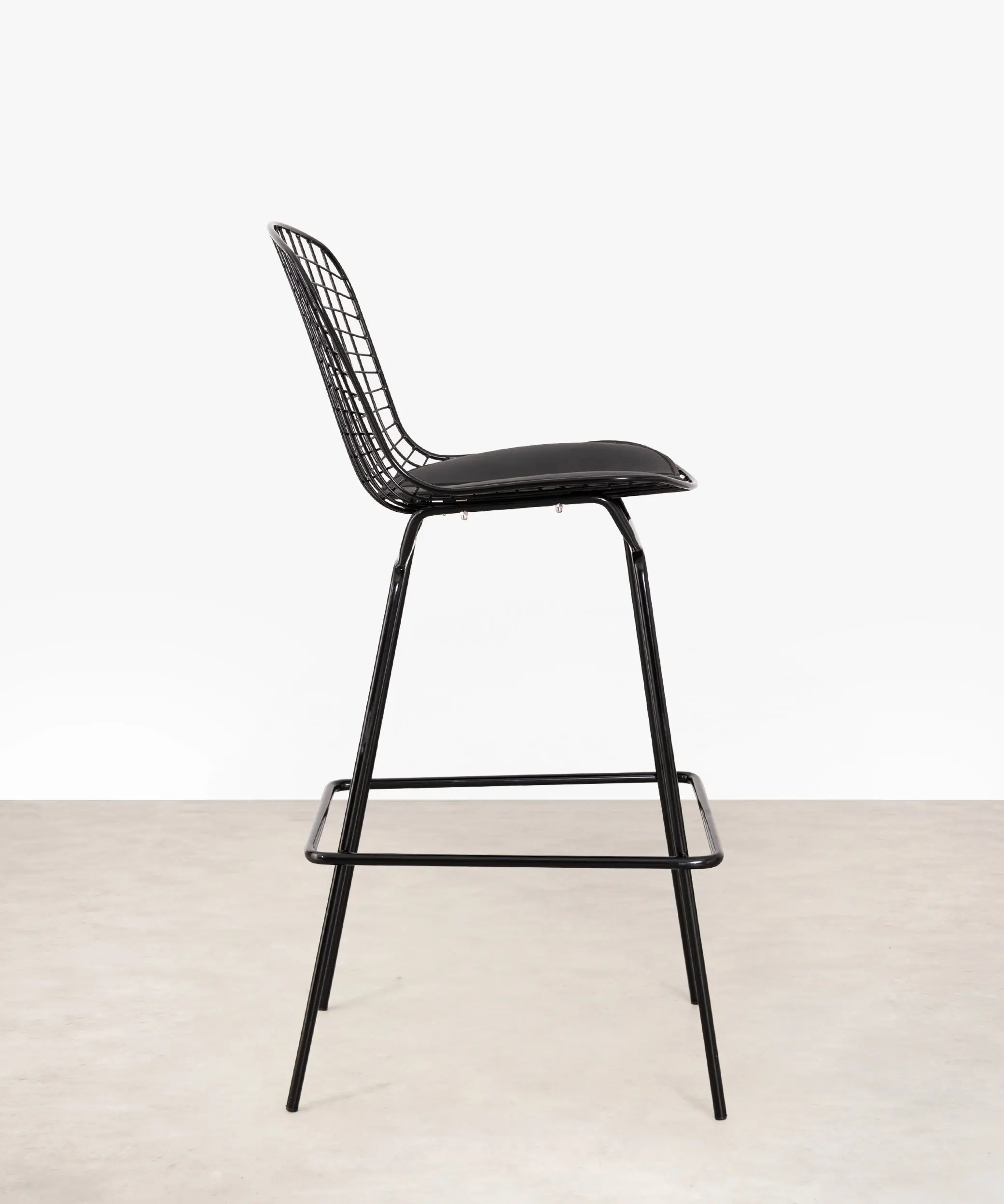 Taburete de Acero Troia - Black Edition