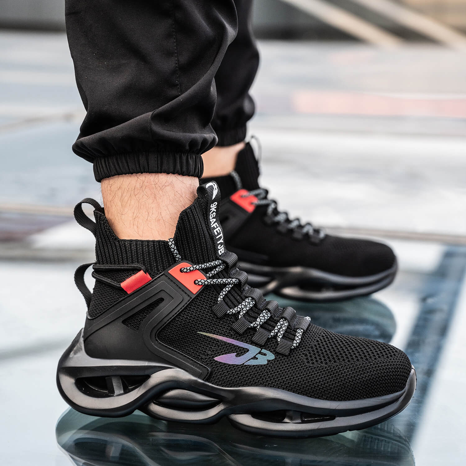 S3 Wygodne Buty Z Wysokimi Stalowymi Noskami