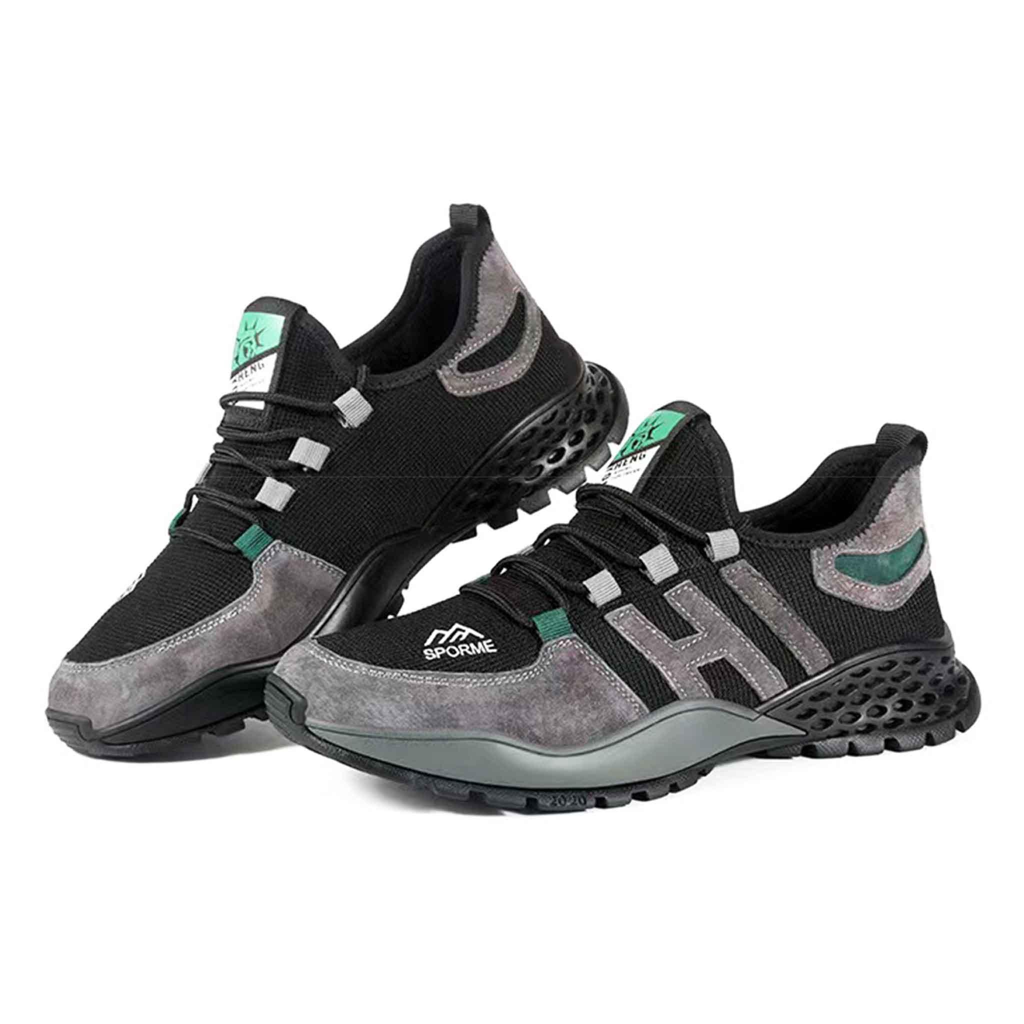 S3 M?skie Sneakersy ze Stalowym Noskiem - Lekkie