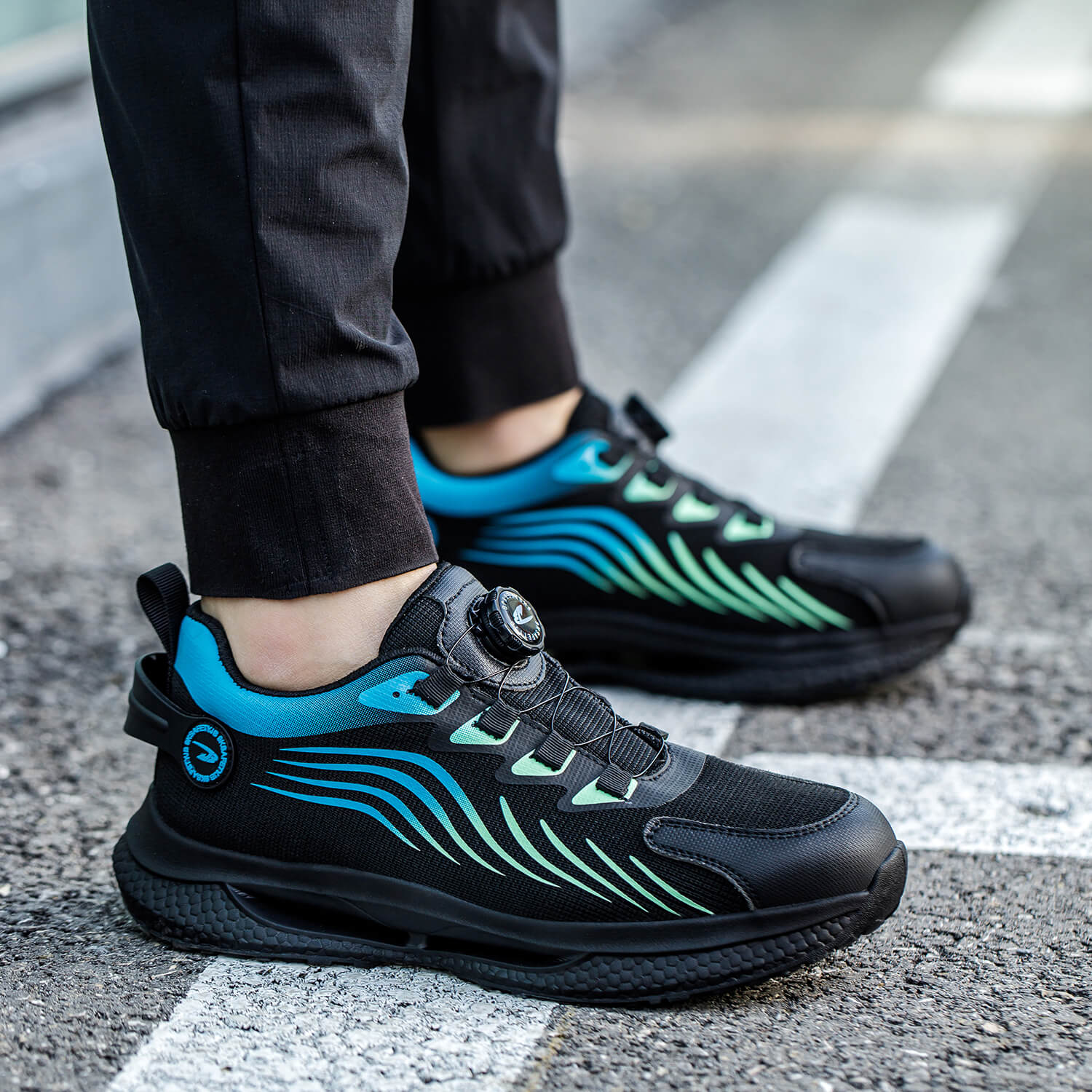 S3 Sznurowad?a Knob �C M?skie Tenis��wki Robocze Ze Stalowymi Noskami