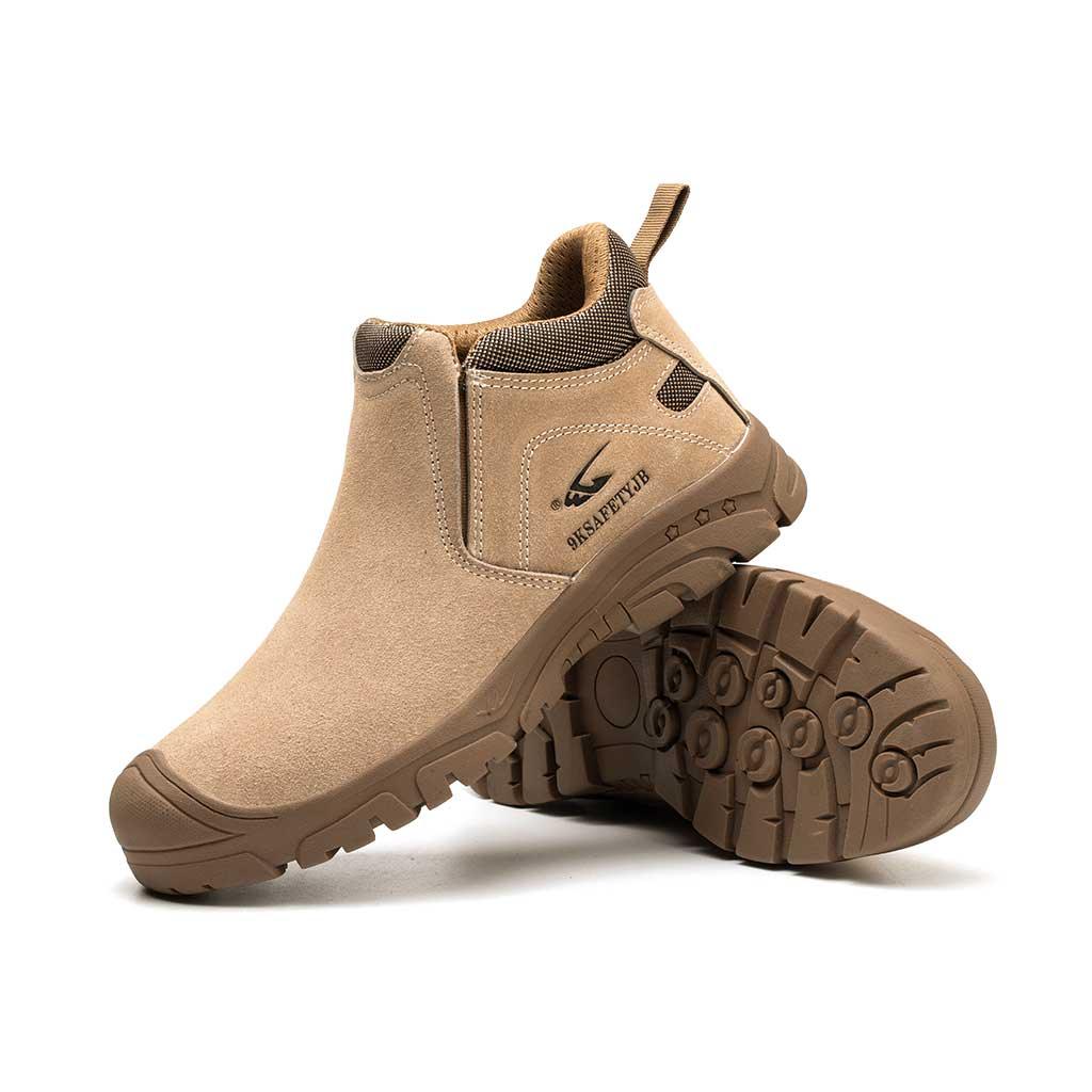 M?skie Buty Spawalnicze ze Stalowym Noskiem - Gumowa Podeszwa