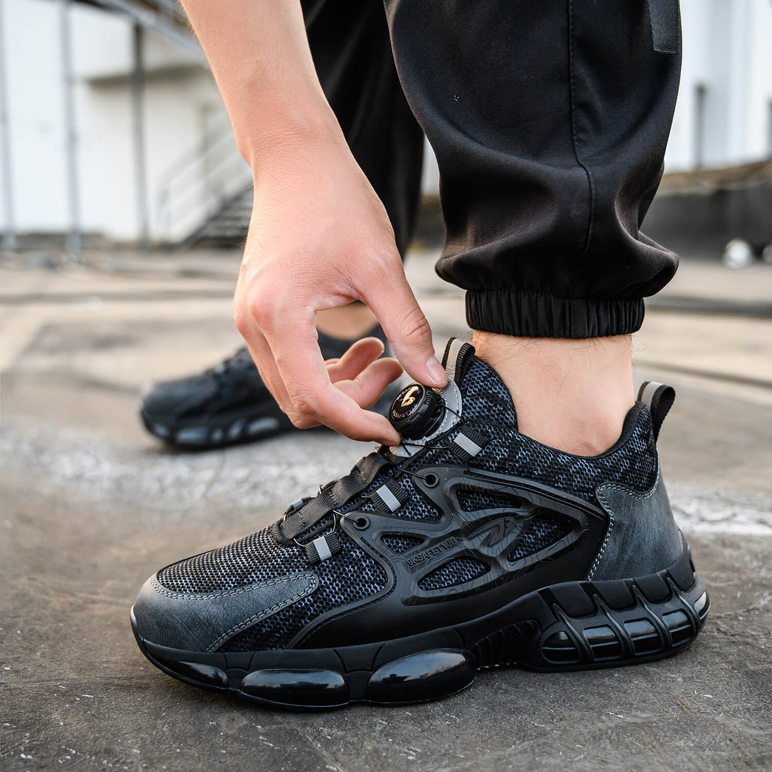 S3 Buty robocze ze stalowymi noskami i sznurowad?ami dla m??czyzn