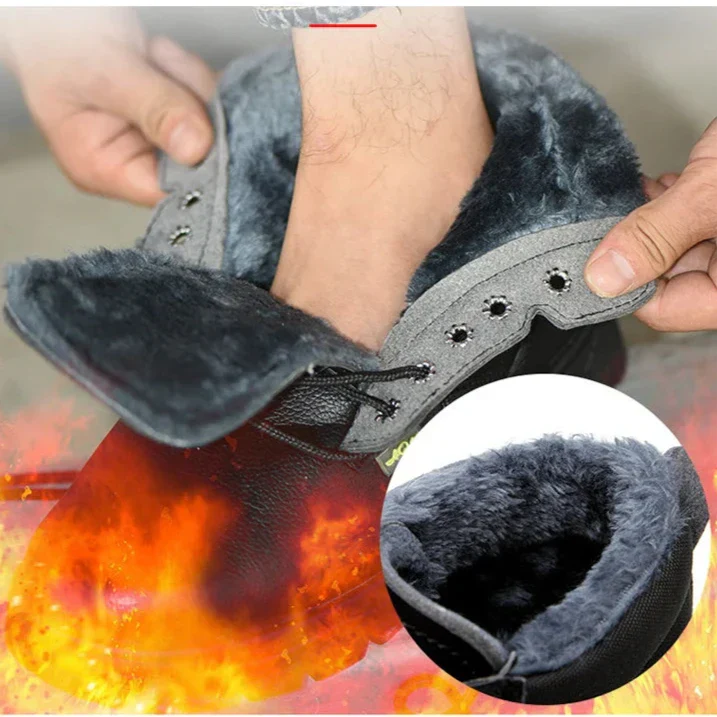 Buty robocze m?skie z kevlaru i stalowym noskiem - wodoodporne i lekkie