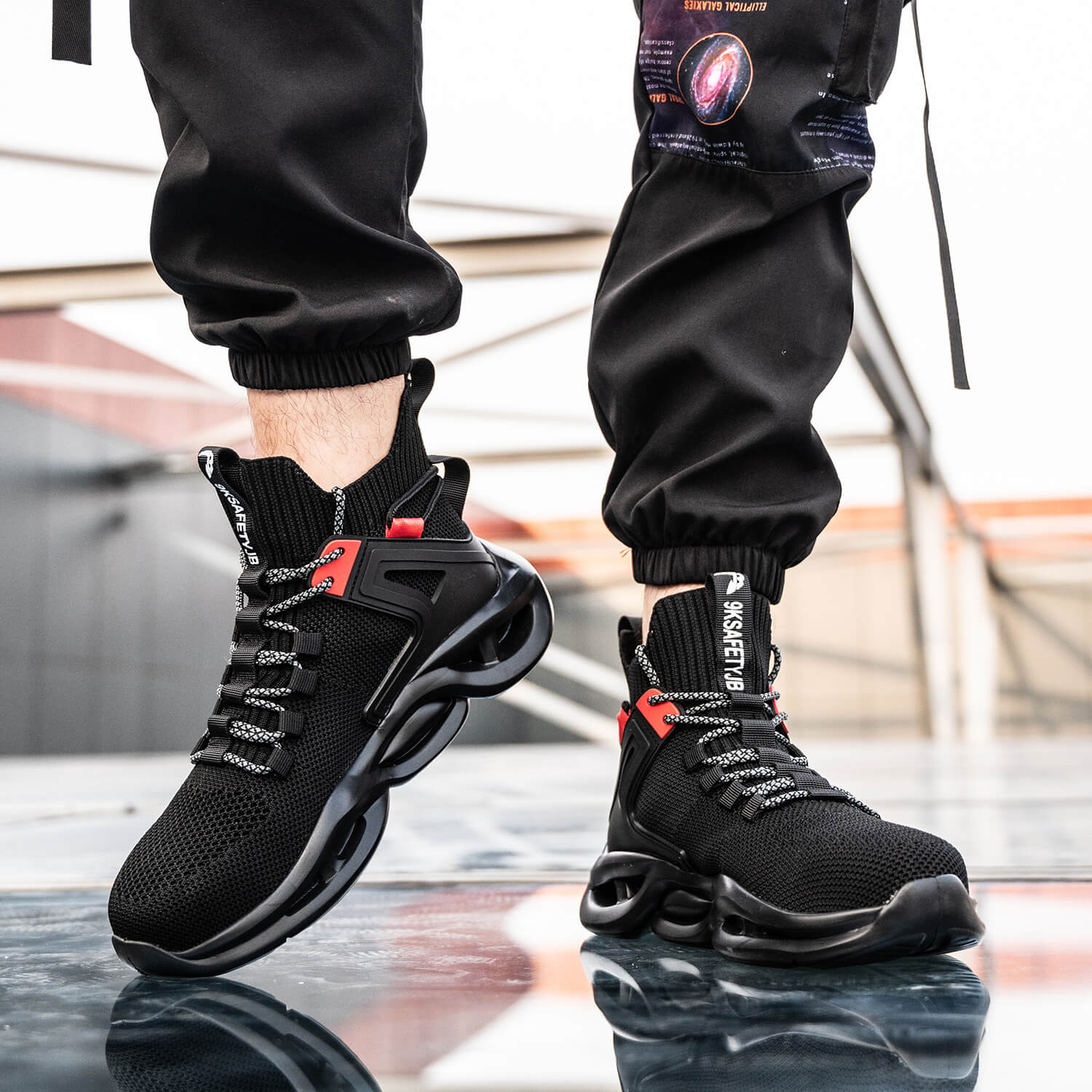 S3 Wygodne Buty Z Wysokimi Stalowymi Noskami