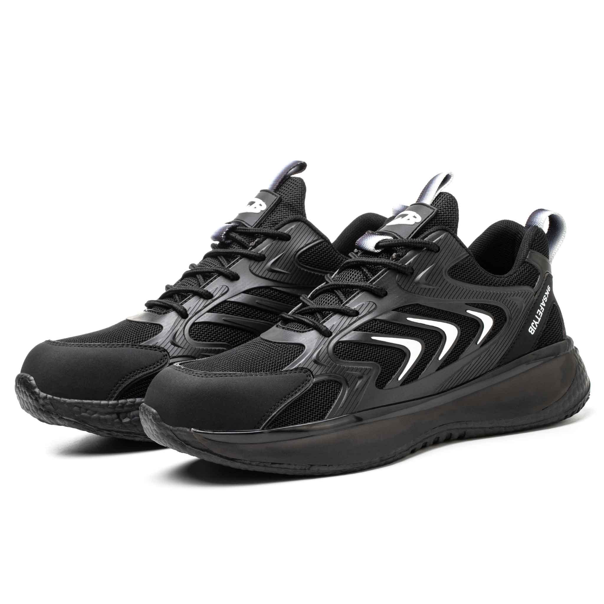 S25 M?skie Buty Sportowe | Amortyzuj?ce Sneakersy ze Stalowym Noskiem