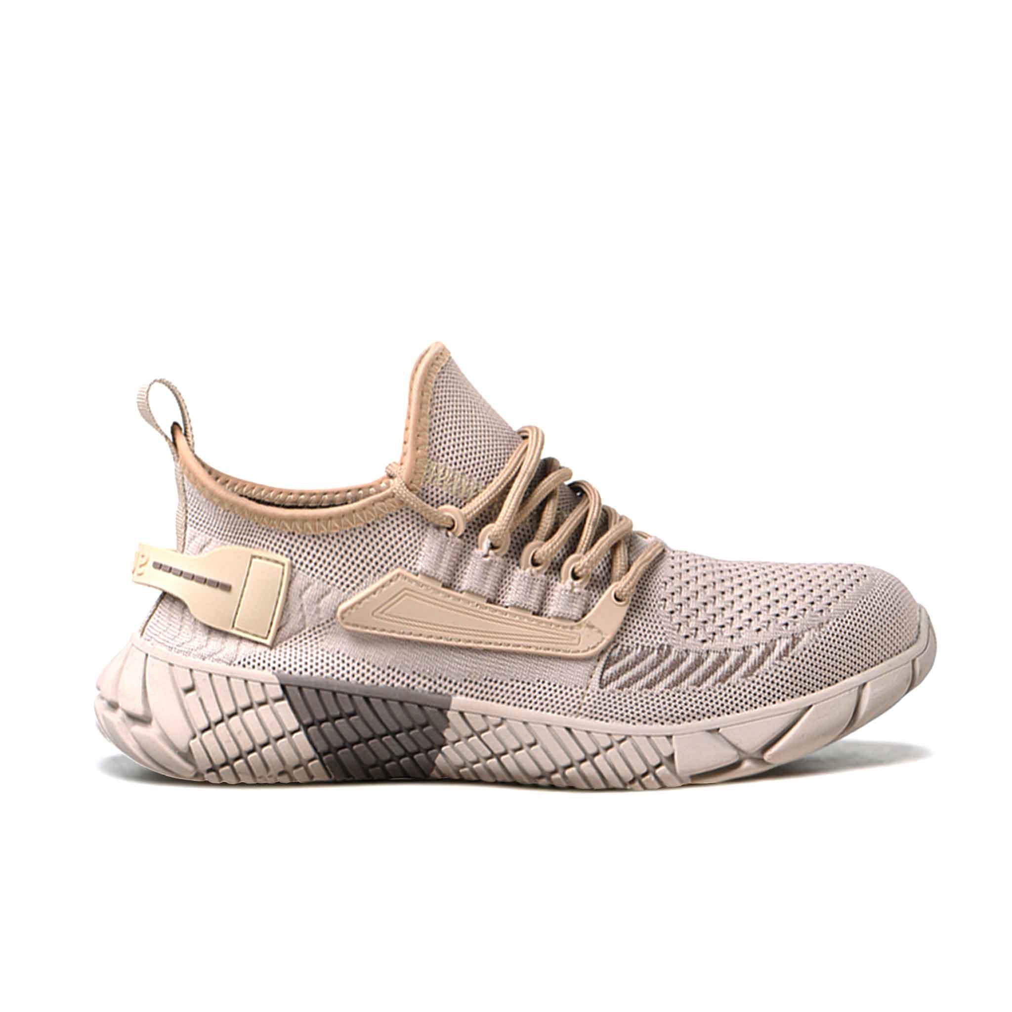 S25 M?skie Buty Sportowe ze Stalowym Noskiem - Gumowa Podeszwa