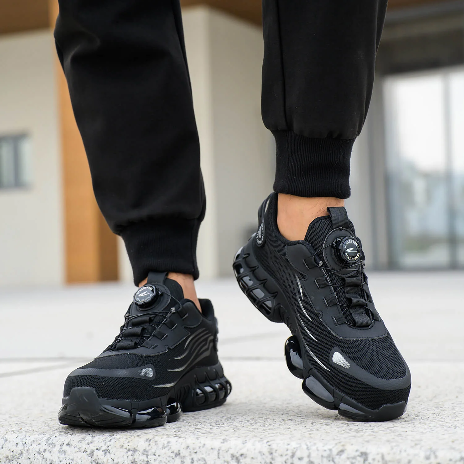 S3 Sznur��wki do k��? �C Lekkie Tenis��wki Robocze Ze Stalowymi Noskami