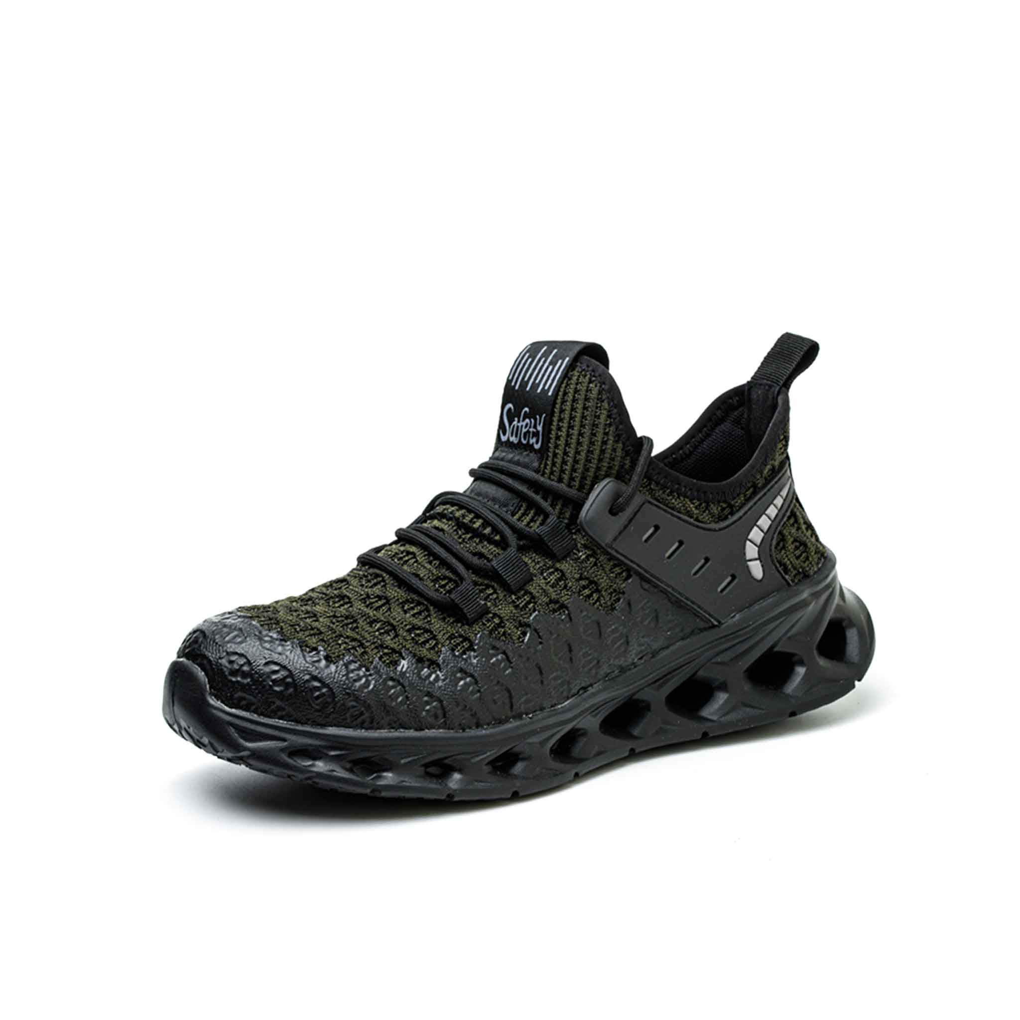 Buty M?skie S3 Ze Stalowym Noskiem �C Elastyczna Gumowa Podeszwa �C Do Pracy