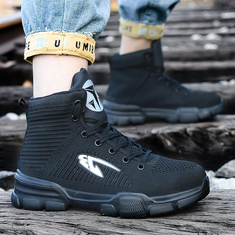 Lekkie Buty Za Kostk? S3 �C M?skie Buty Ze Stalowymi Noskami