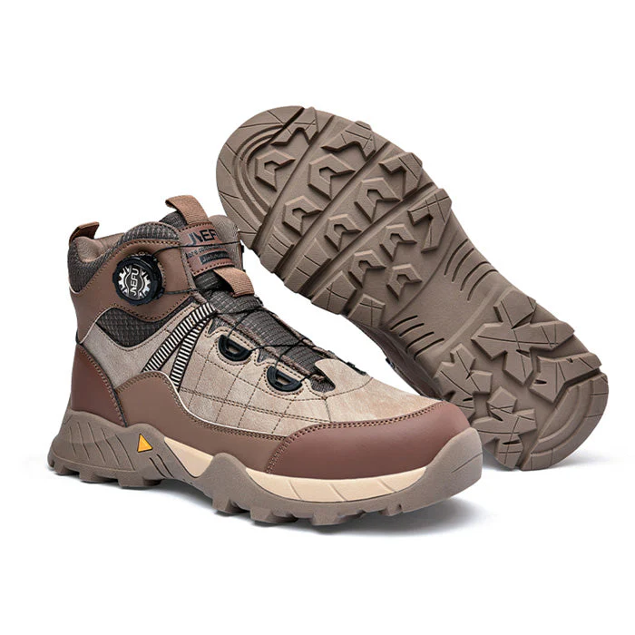 Buty robocze m?skie z kevlarow? podeszw? i noskiem stalowym - wodoodporne