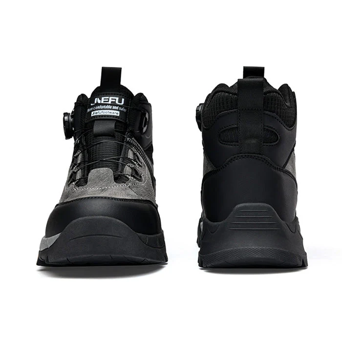 Buty robocze m?skie z kevlarow? podeszw? i noskiem stalowym - wodoodporne