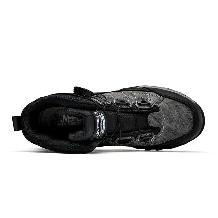 Buty robocze m?skie z kevlarow? podeszw? i noskiem stalowym - wodoodporne