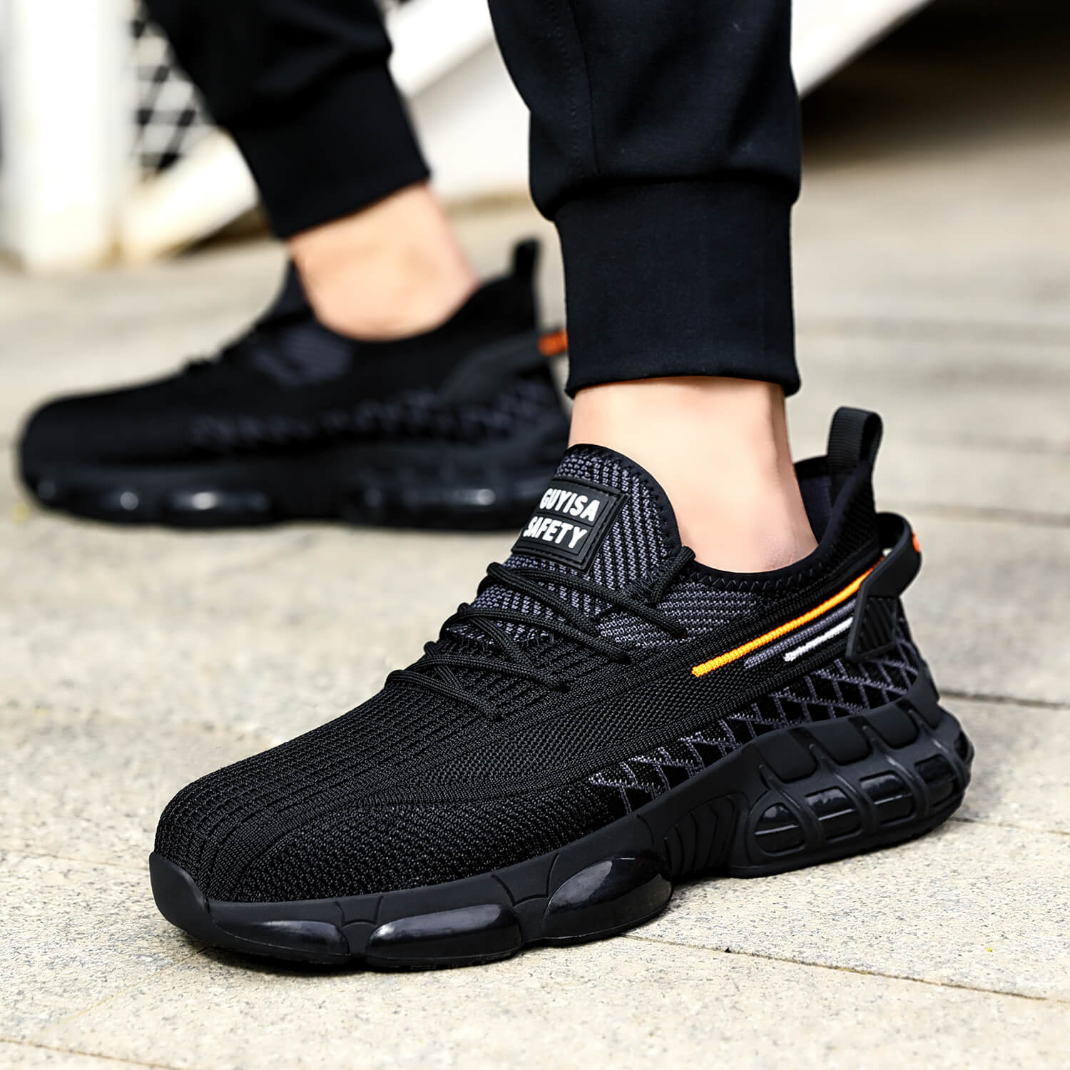 Oddychaj?ce, Lekkie Tenis��wki Robocze S3 Stalowy Palec