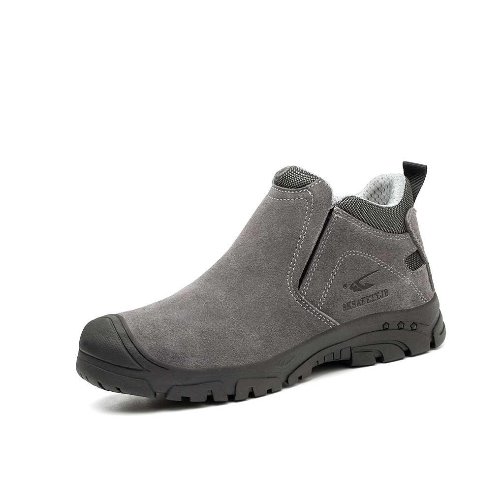 M?skie Buty Spawalnicze ze Stalowym Noskiem - Gumowa Podeszwa