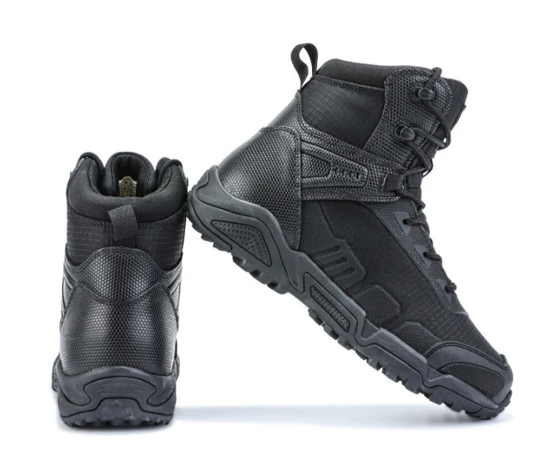 Buty m?skie ze sk��ry - stylowe obuwie casual z wysok? cholewk?