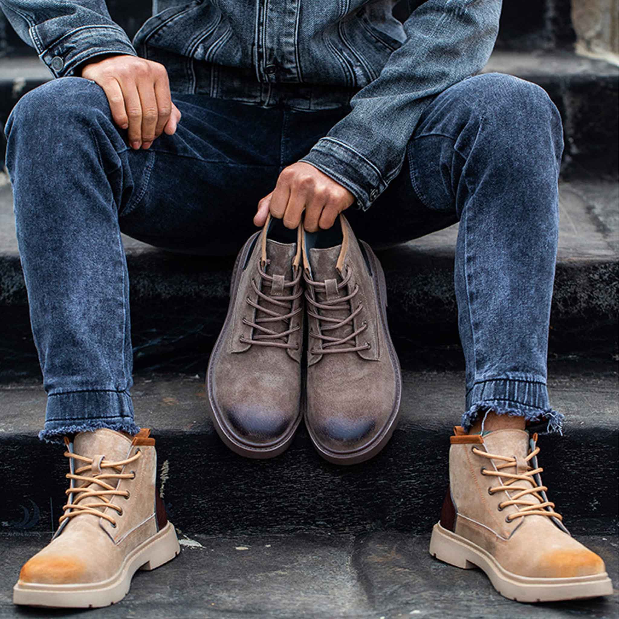 Antypo?lizgowe Buty Bezpiecze��stwa ze Stalowym Noskiem �C M?skie Buty Robocze