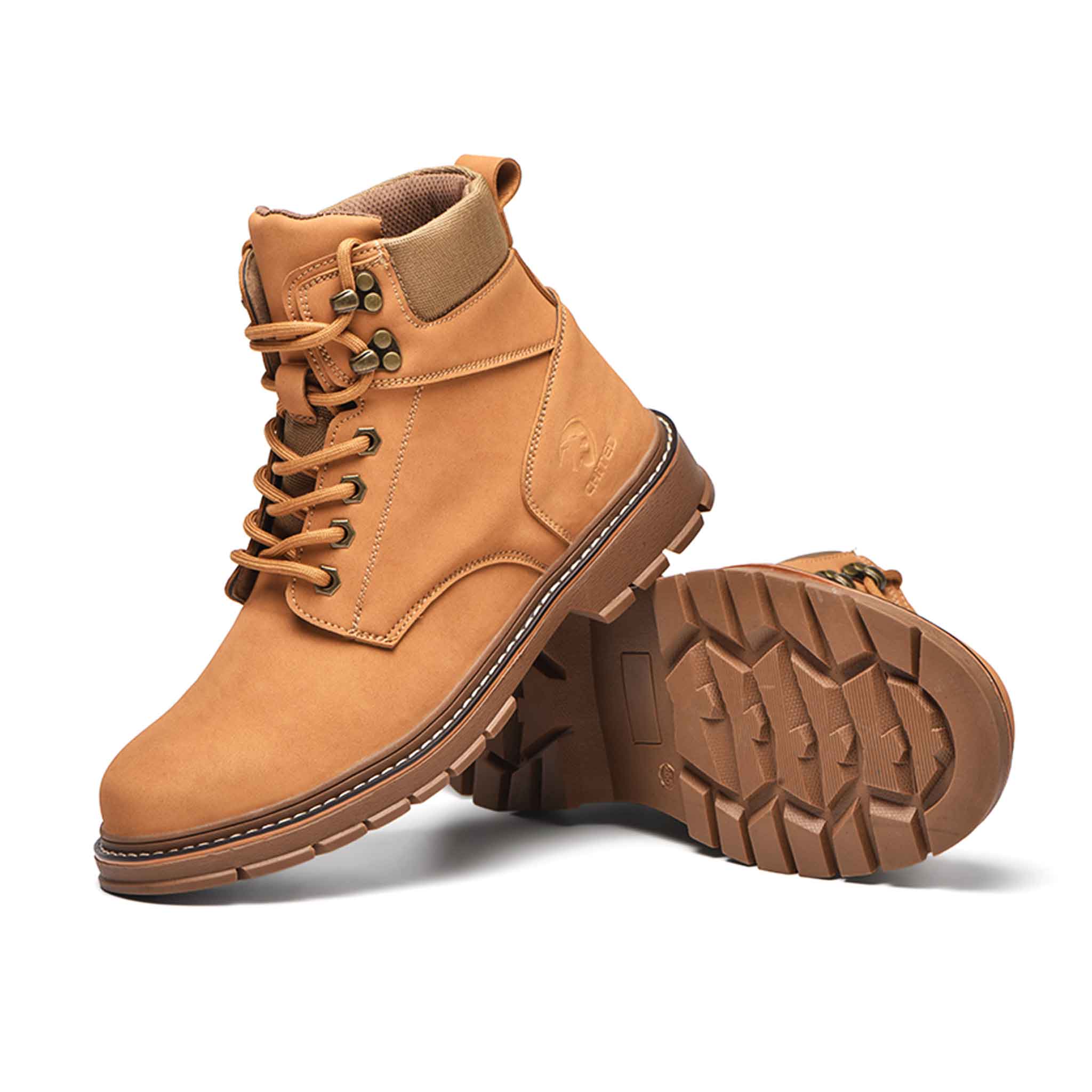 M?skie Buty Robocze, Calowe, Antypo?lizgowe, Stalowe Buty Z Noskami