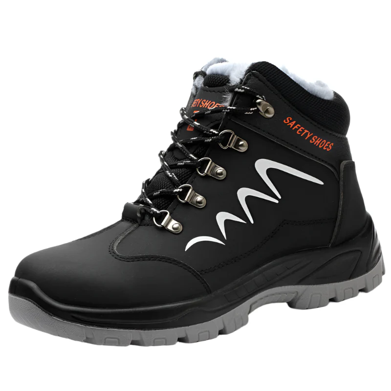 Buty robocze m?skie sk��rzane z kevlarow? podeszw? - wodoodporne i BHP