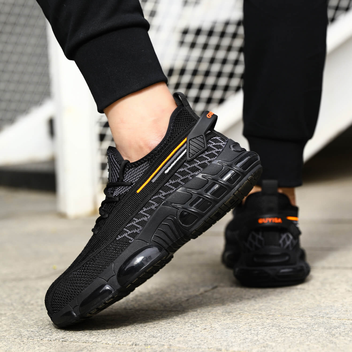 Oddychaj?ce, Lekkie Tenis��wki Robocze S3 Stalowy Palec