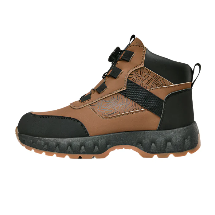 Buty robocze m?skie z kevlarow? podeszw? i noskiem stalowym - wodoodporne