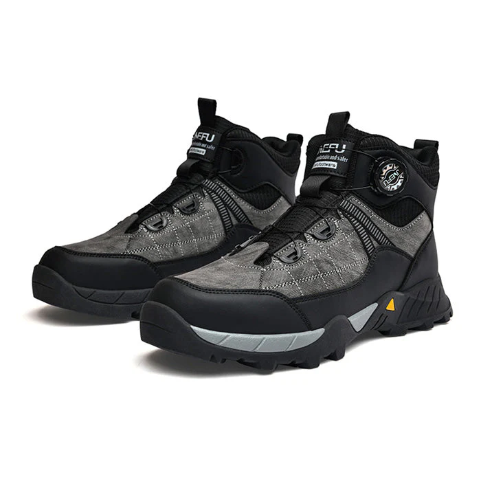 Buty robocze m?skie z kevlarow? podeszw? i noskiem stalowym - wodoodporne