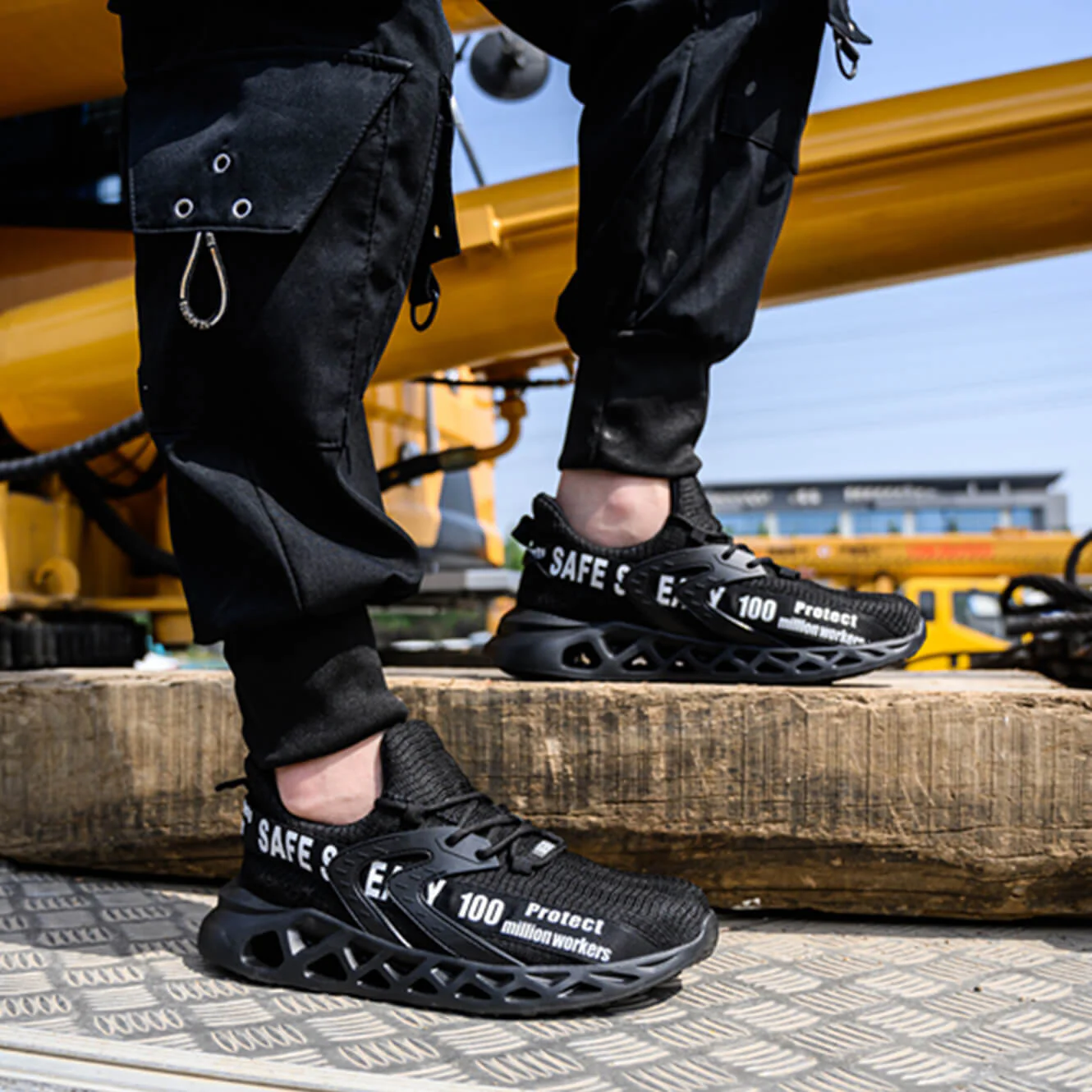 Stylowe M?skie Tenis��wki Robocze S3 Stalowy Palec