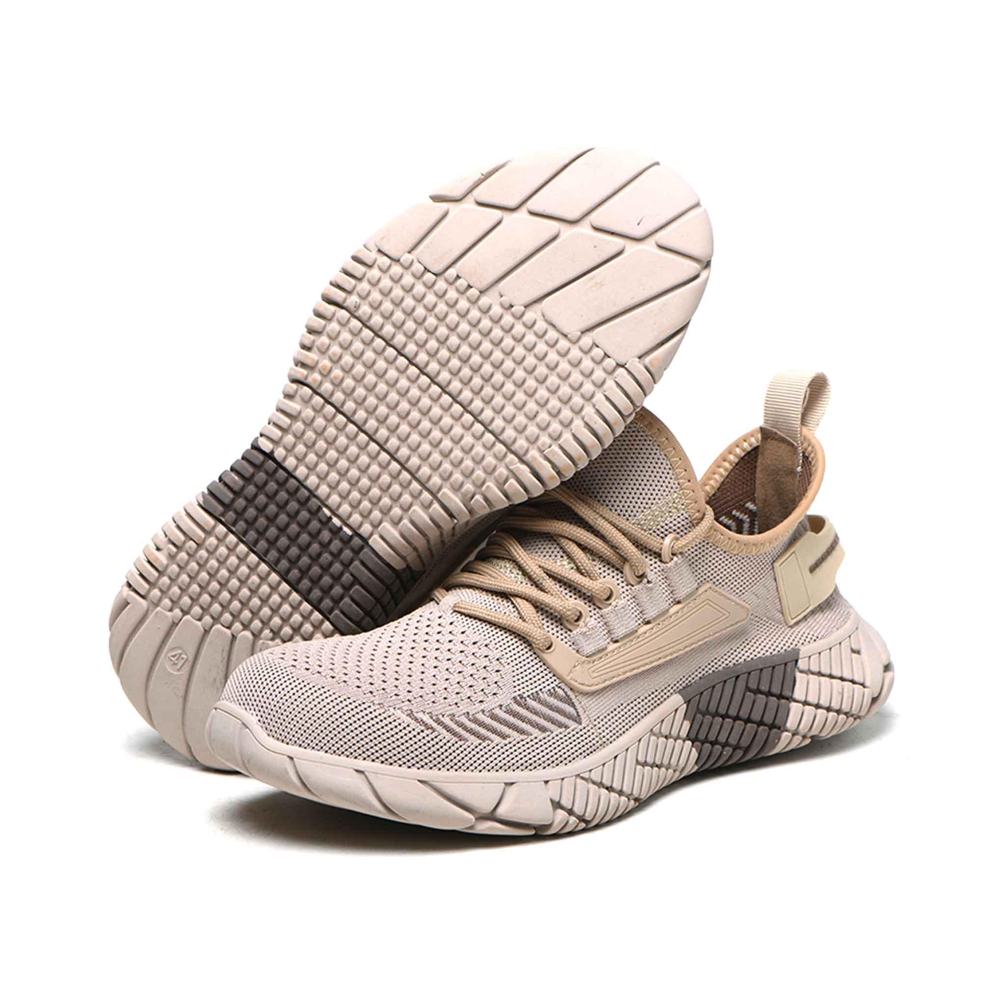 S25 M?skie Buty Sportowe ze Stalowym Noskiem - Gumowa Podeszwa