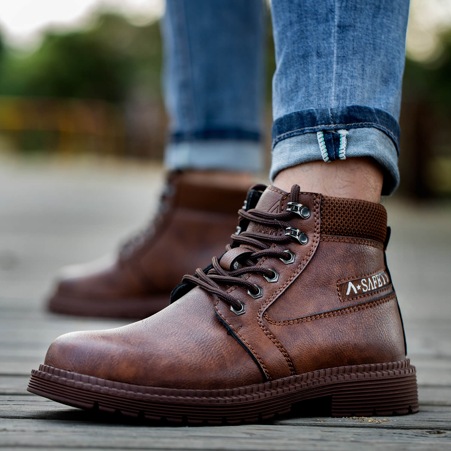 Antypo?lizgowe, Wodoodporne Buty Ochronne Ze Stalowym Podnoskiem