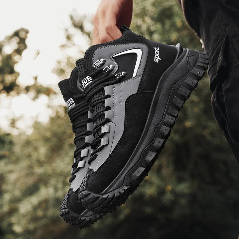 Buty m?skie casual z siateczk? - oddychaj?ce, lekkie i antypo?lizgowe