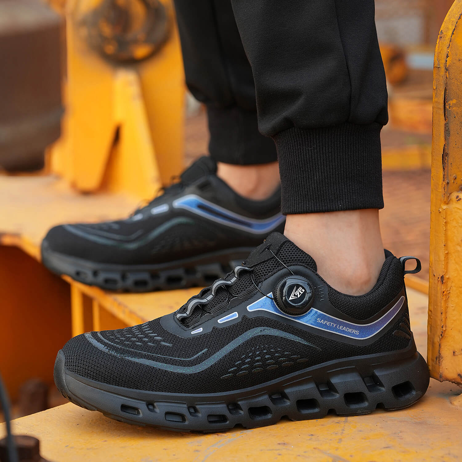 S3 Sznurowad?a Knob �C Stylowe Tenis��wki Robocze Ze Stalowym Noskiem