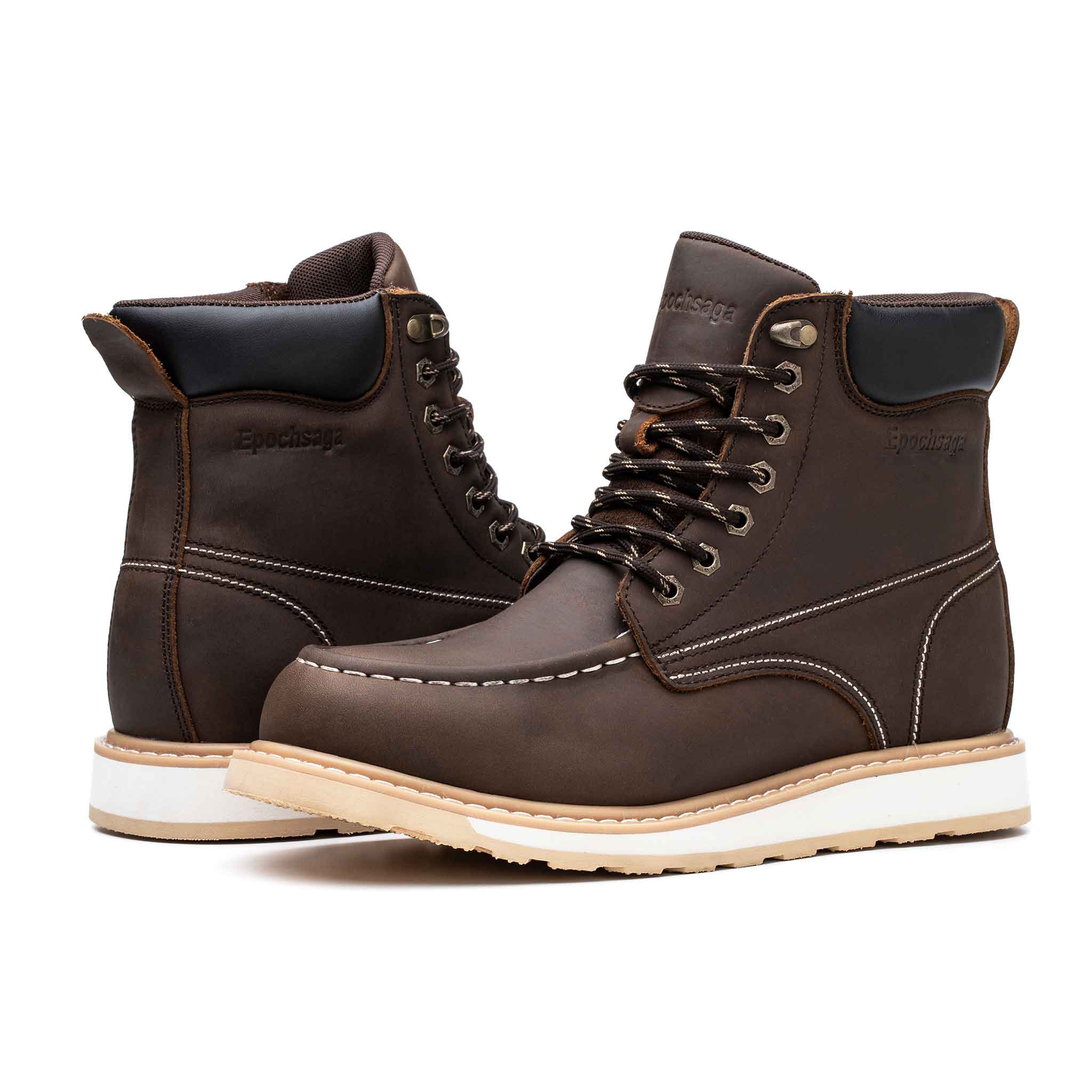 M?skie Wodoodporne Buty Robocze H004 - Ze Stalowym Noskiem I Gumow? Podeszw?