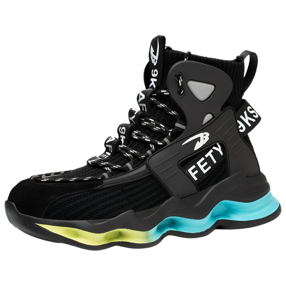 Buty robocze m?skie z kevlarow? podeszw? i stalowym noskiem - oddychaj?ce