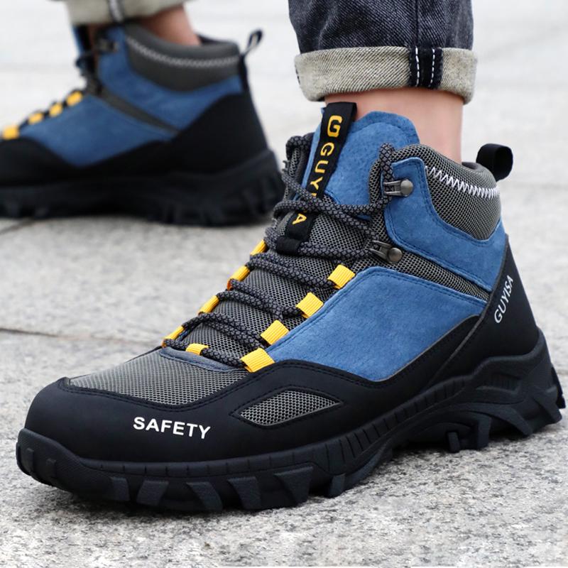 Buty ochronne m?skie z noskiem stalowym - lekkie, oddychaj?ce na zim?