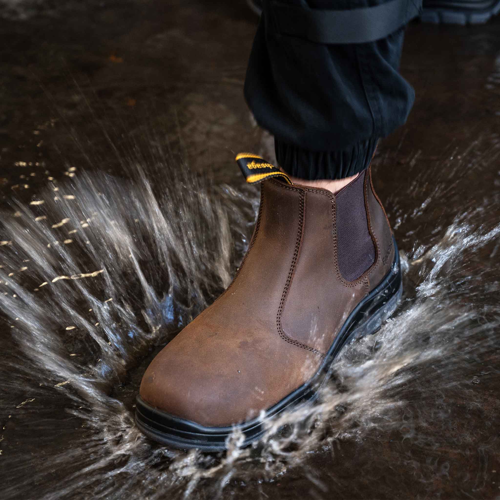 M?skie Buty Robocze Chelsea - Buty Ochronne Z Kompozytowym Czubkiem