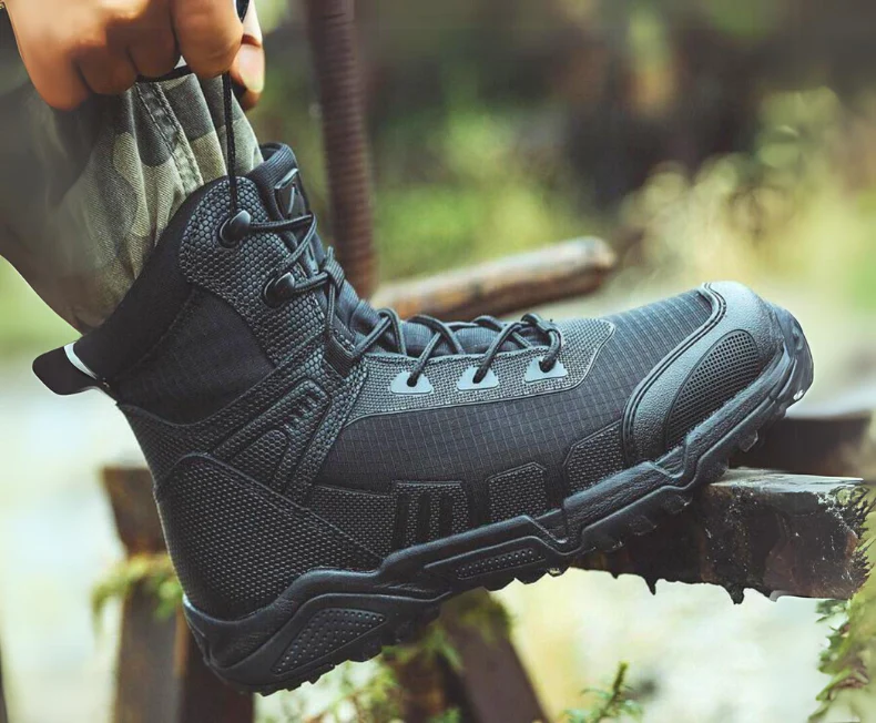 Buty m?skie ze sk��ry - stylowe obuwie casual z wysok? cholewk?