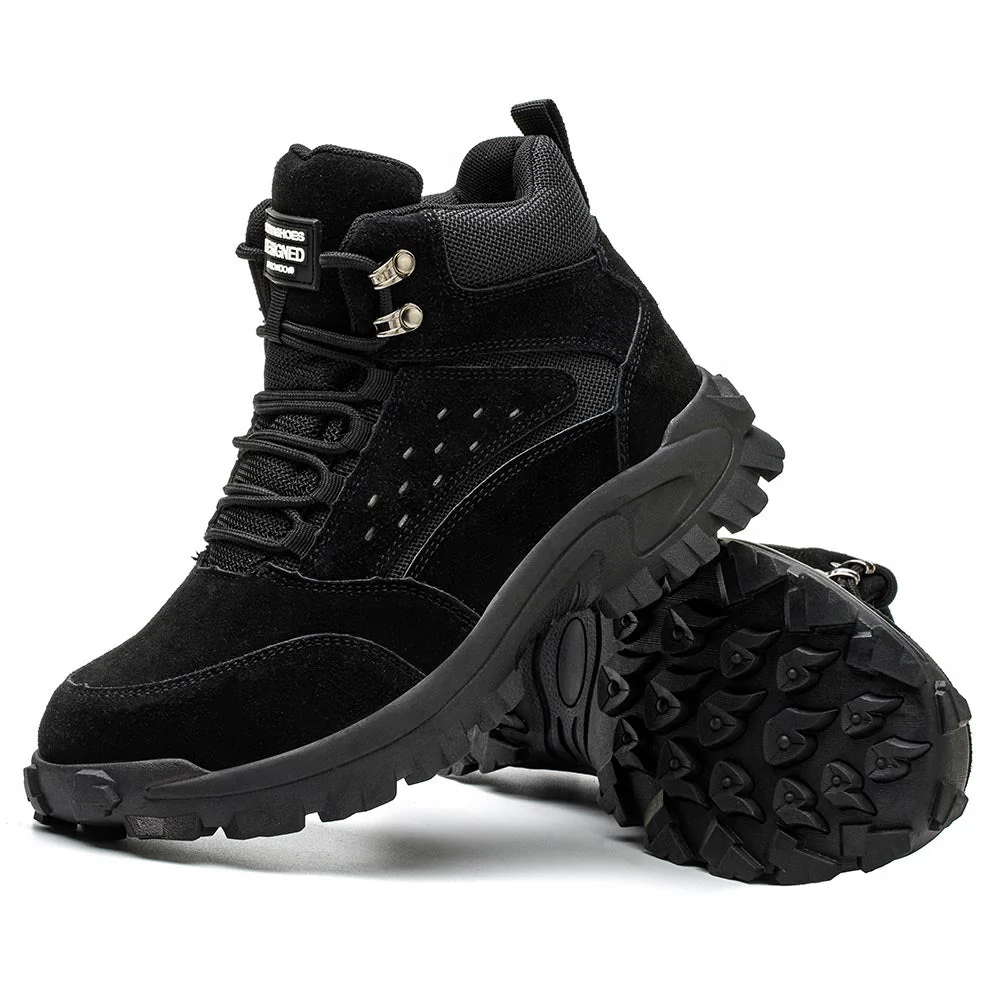 Buty robocze m?skie ognioodporne z kevlarow? podeszw? i stalowym noskiem