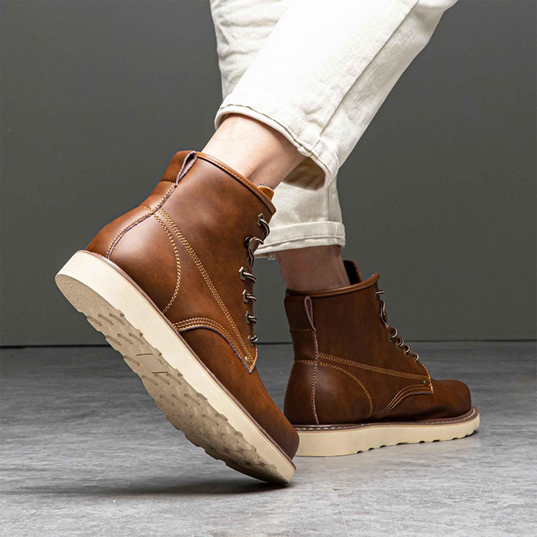 M?skie Buty Robocze �C Mi?kkie Palce I Podeszwa Na Koturnie