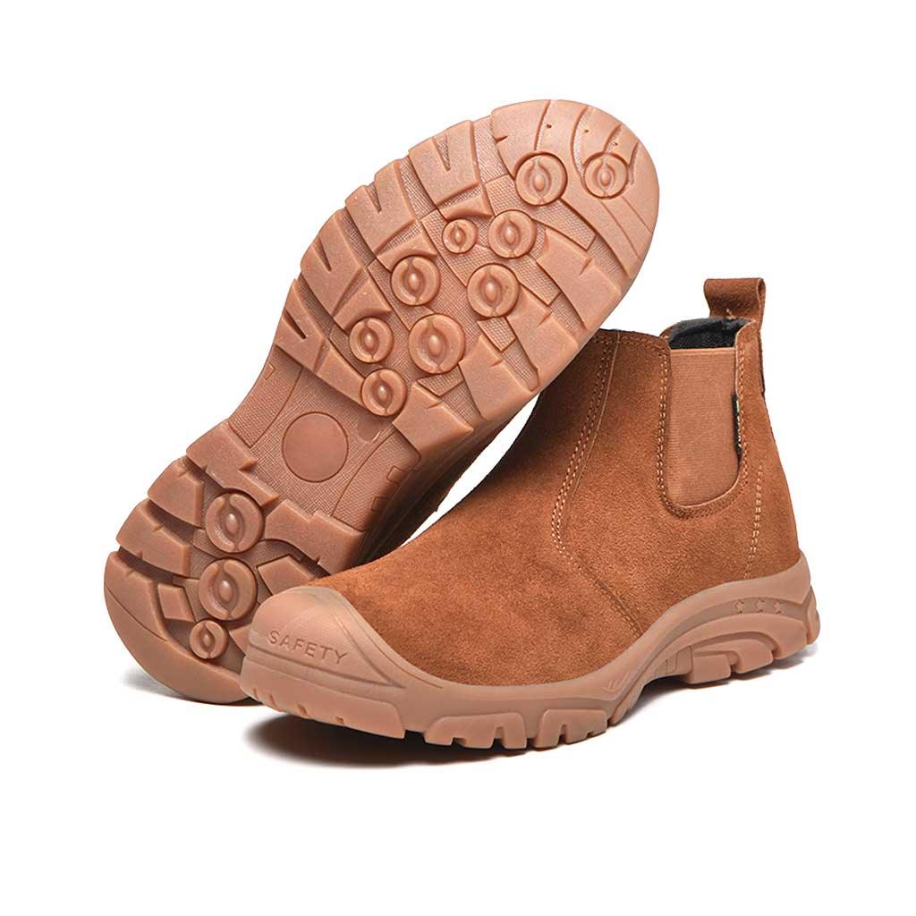 M?skie Buty Typu Chelsea Boots Stalowy Palec - Antypo?lizgowe Obuwie Ochronne