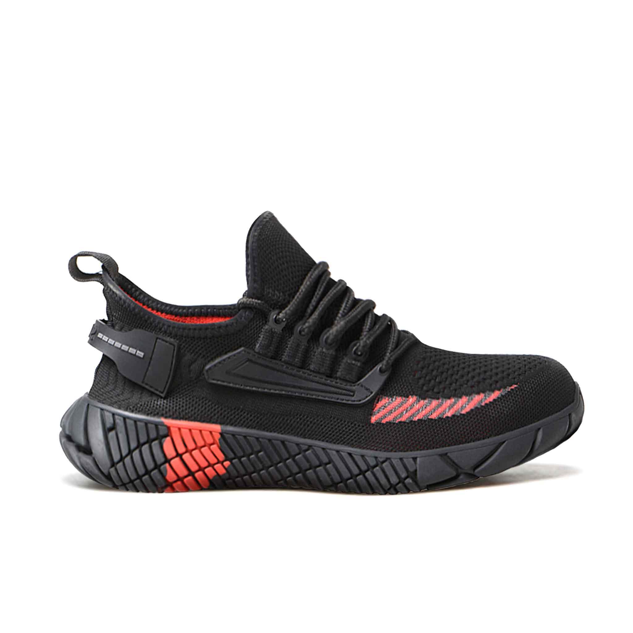 S25 M?skie Buty Sportowe ze Stalowym Noskiem - Gumowa Podeszwa