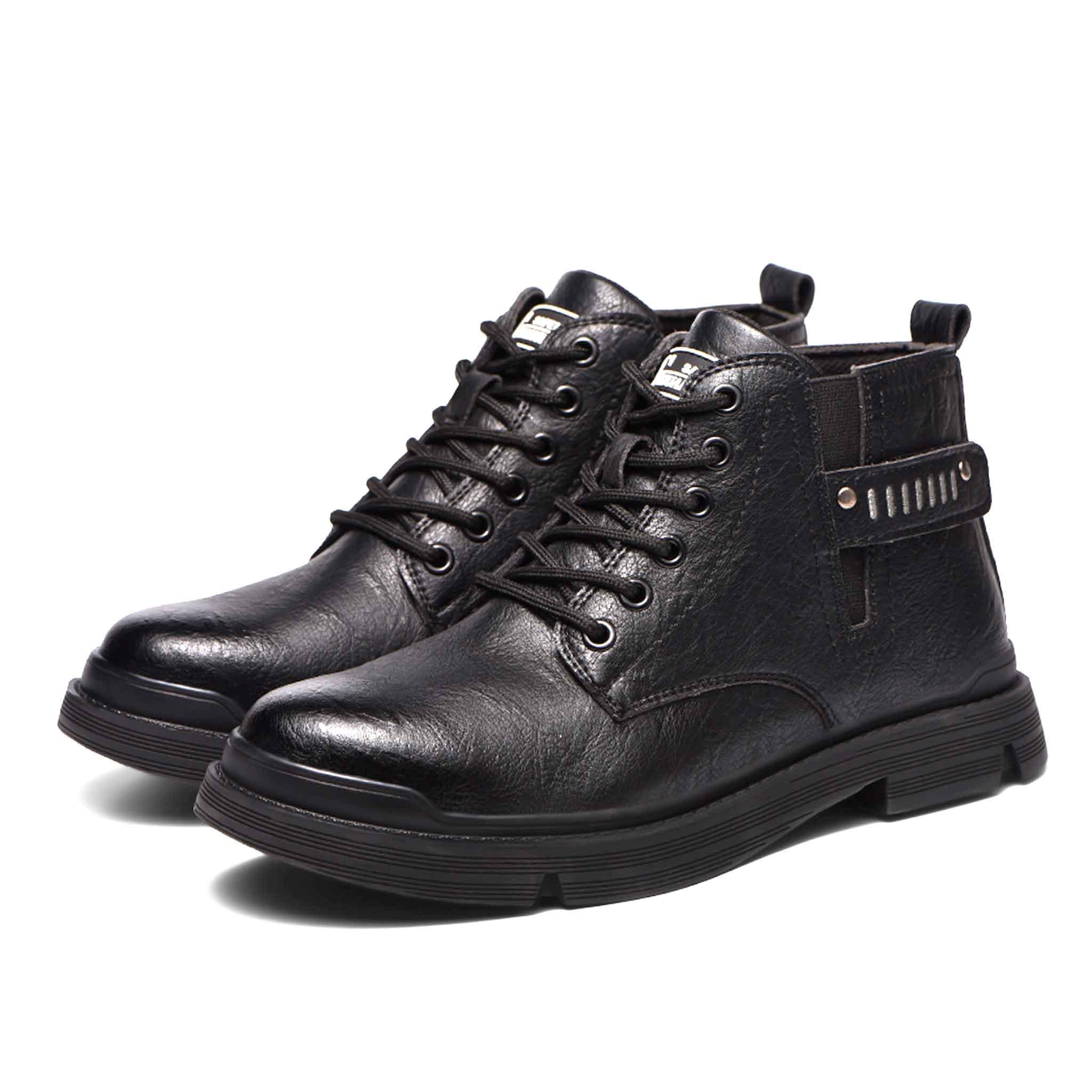 M?skie Buty Robocze ze Stalowym Noskiem - Antypo?lizgowe