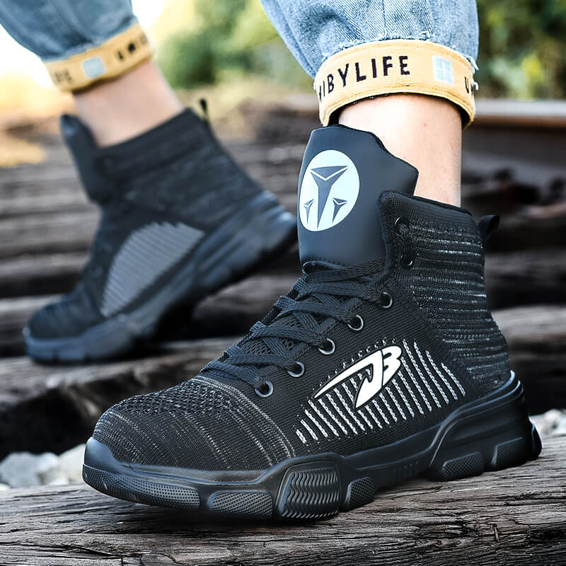 Lekkie Buty Za Kostk? S3 �C M?skie Buty Ze Stalowymi Noskami