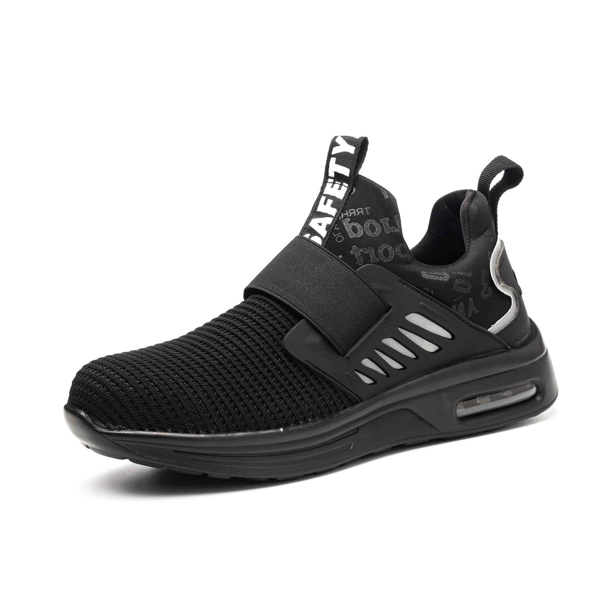 S3 Buty Sportowe ze Stalowym Noskiem M?skie - Model z Poduszk? Powietrzn?