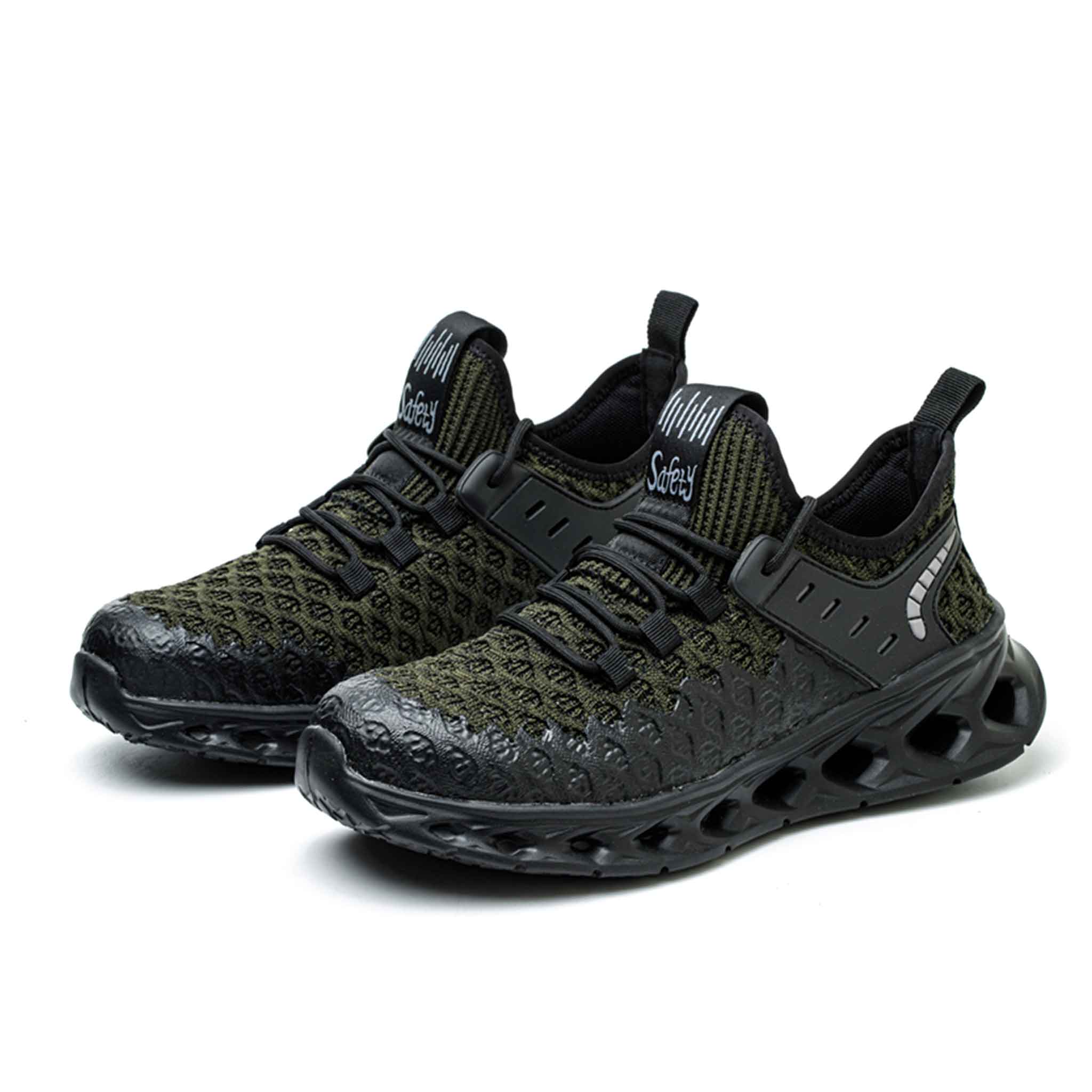 Buty M?skie S3 Ze Stalowym Noskiem �C Elastyczna Gumowa Podeszwa �C Do Pracy