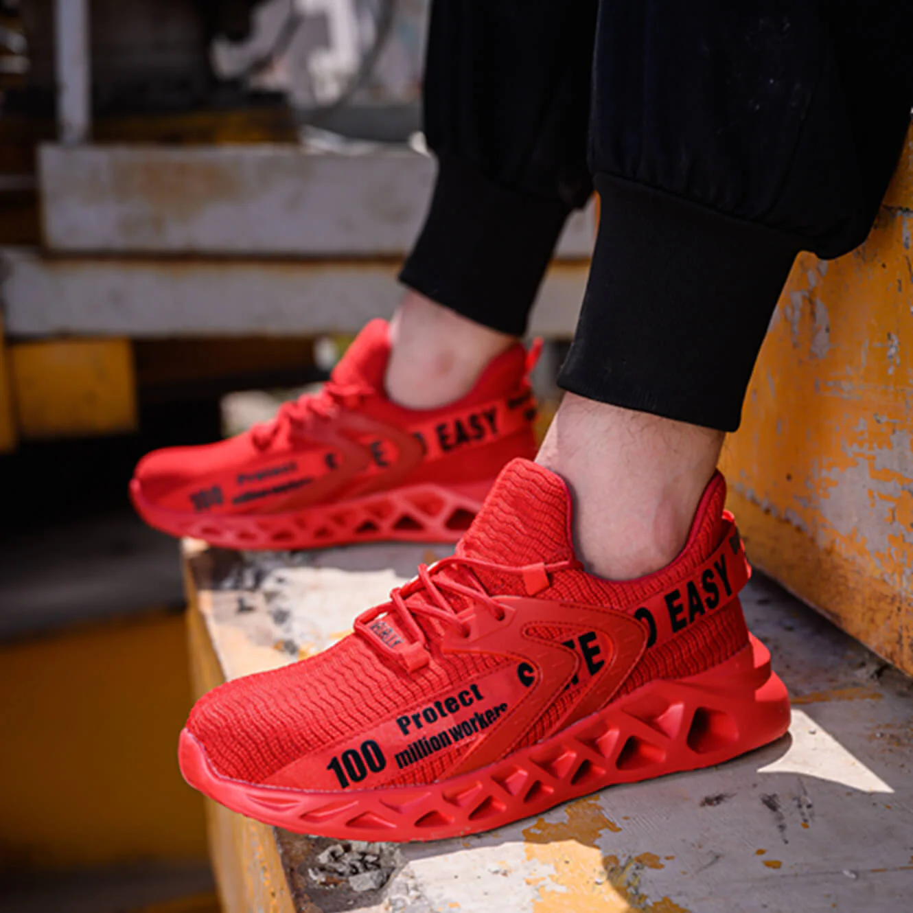 Stylowe M?skie Tenis��wki Robocze S3 Stalowy Palec