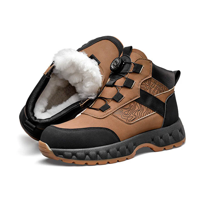 Buty robocze m?skie z kevlarow? podeszw? i noskiem stalowym - wodoodporne